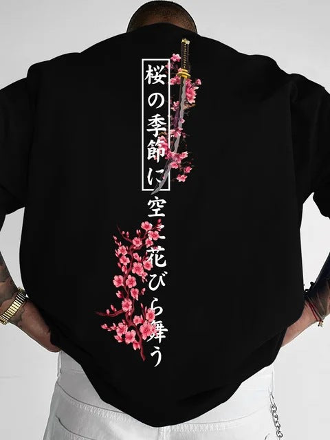 Men's Summer Loose-fit T-shirt Suitable For