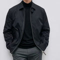 British Retro Solid-Color Versatile Fashionable Long-Sleeve Jacket